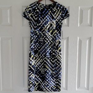 Vintage Covington Petite Dress, Women's Dress Petite Cap Sleeve, Size S Petite